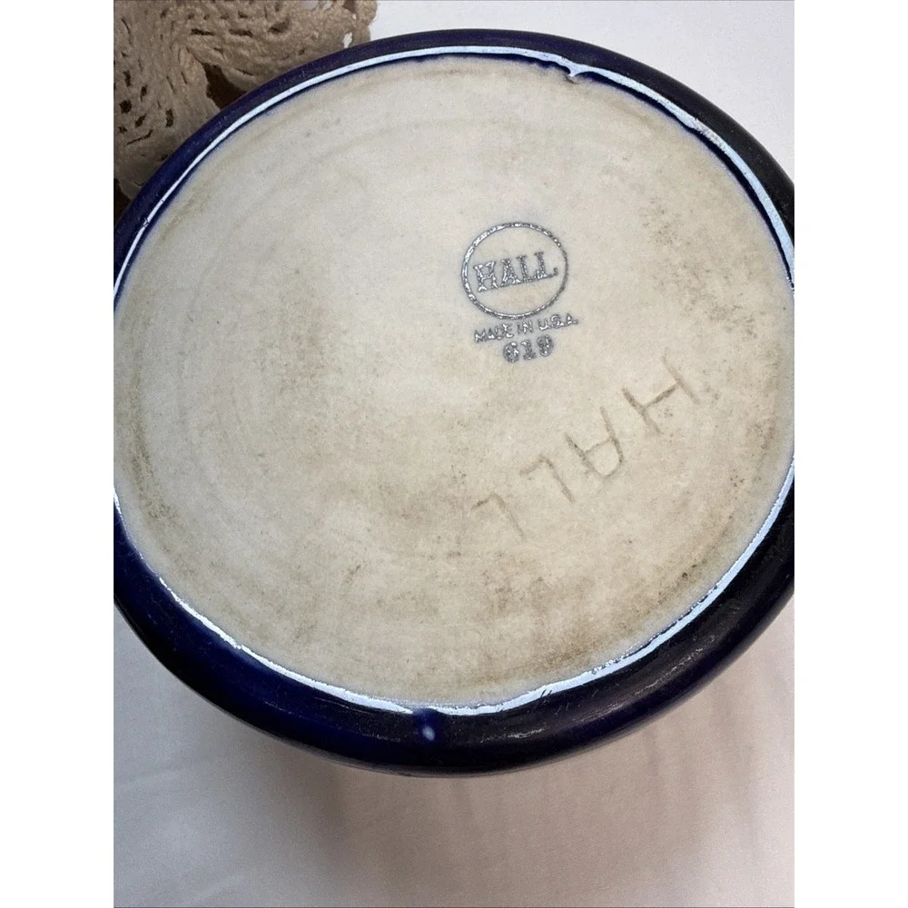 Vintage HALL Company Cobalt Blue 3.75